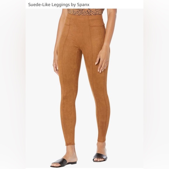 SPANX Pants - SPANX Faux Suede Women's Tan Pants